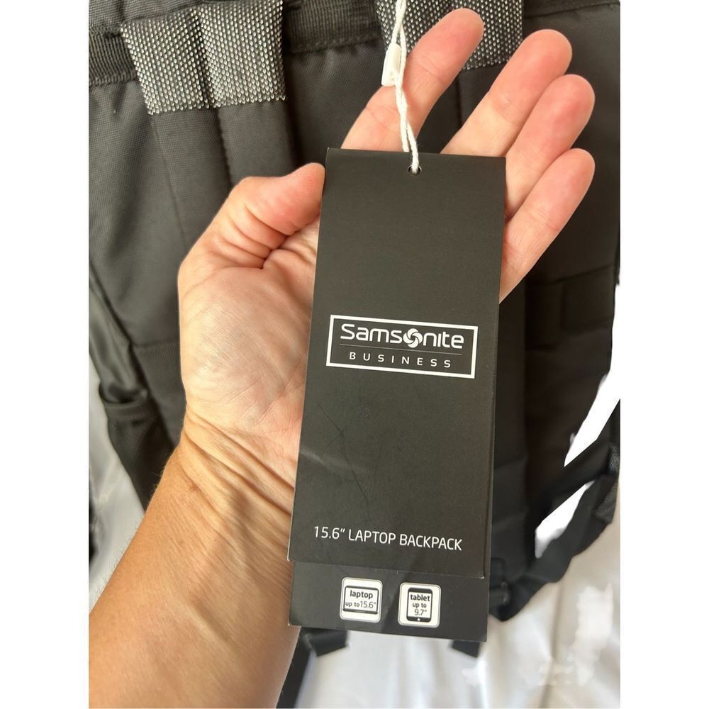Samsonite Business 15.6” backpack black backpack NWT - Picture 4 of 12